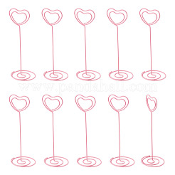 15Pcs Heart Iron Name Card Holder&nbsp;AJEW-TA0003-53