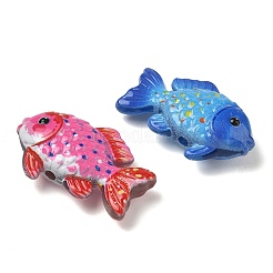 Printed Opaque Acrylic Beads&nbsp;AC-CBAEA1A-02