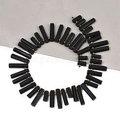 Natural Shungite Beads Strands&nbsp;G-F829-A06-01