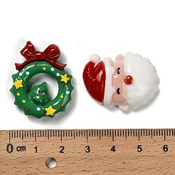 Christmas Opaque Resin Cabochons&nbsp;CRES-D315-02