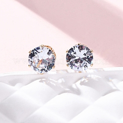 Alloy Silicone Clip-on Earrings&nbsp;EJEW-Z120-02G-01