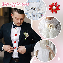 Alloy Cufflinks & Plastic Buttons&nbsp;HJEW-NB00247