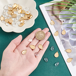 DIY Blank Teardrop Pendant Making Kit&nbsp;DIY-PH0020-88