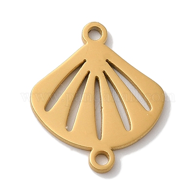 304 Stainless Steel Connector Charms&nbsp;STAS-U010-03G-1