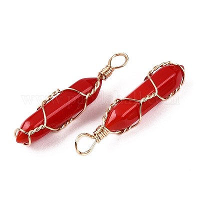 Lampwork Pendants&nbsp;GLAA-T023-07C-1