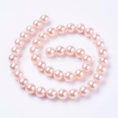 Shell Pearl Beads Strands&nbsp;BSHE-L035-10mm-I01-1