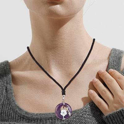 Rope Adjustable Necklaces Making&nbsp;MAK-WH0016-07B-1