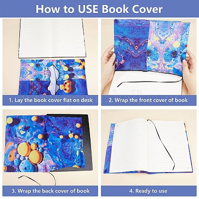 Polyester Book Covers&nbsp;OFST-WH0009-006-1