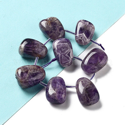 Natural Amethyst Beads Strands&nbsp;G-P528-E06-01-1