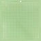 Square PVC Cutting Mat, Cutting Board, for Craft Art, Light Green, 35.6x33cm
