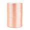Single Face Satin Ribbon, Polyester Ribbon, Light Salmon, 1 inch(25mm) wide, 25yards/roll(22.86m/roll), 5rolls/group, 125yards/group(114.3m/group)