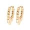 Brass Hoop Earrings, Sun, Light Gold, 18x18x2mm