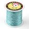 Round Metallic Thread, 12-Ply, Dark Turquoise, 1mm, about 54.68 yards(50m)/roll
