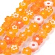Handmade Millefiori Glass Bead Strands&nbsp;X-LAMP-J035-6mm-08-1