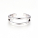Brass Cuff Toe Rings&nbsp;RJEW-G100-05P-2