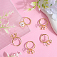 Brass Adjustable Ring Findings&nbsp;KK-BBC0023-69C-4