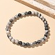 Natural Netstone Bead Stretch Bracelets&nbsp;BJEW-K212-A-021-6