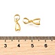 Brass Ice Pick Pinch Bails&nbsp;KK-E143-G-FF-3