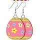 Printed Easter Acrylic Dangle Earrings&nbsp;FS-WG616F7-11-1