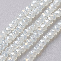 Faceted Glass Beads Strands&nbsp;EGLA-F124-NA01