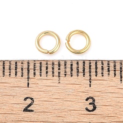 Brass Open Jump Rings&nbsp;KK-N254-45A-G