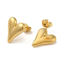 PVD Vacuum Plating 304 Stainless Steel Stud Earring&nbsp;EJEW-C099-04GP
