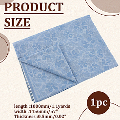 Flower Pattern Polycotton Fabrics&nbsp;DIY-WH0128-90A