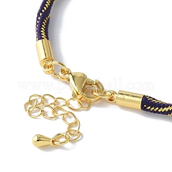 Nylon Cord Bracelets&nbsp;MAK-C003-02G-36