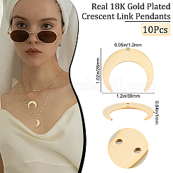 10Pcs 201 Stainless Steel 2-Loop Connector Charms&nbsp;STAS-BBC0001-21