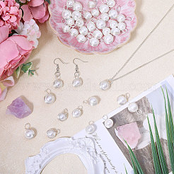 40Pcs 2 Style Shell Pearl Pendants&nbsp;PALLOY-CA00028