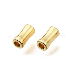 真鍮ビーズ  コラム  鉛フリー＆カドミウムフリー  持続的なメッキ  18KGP本金メッキ  6x3mm  穴：1.5mm&nbsp;KK-V011-13G