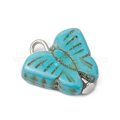 Dyed Synthetic Turquoise Pendants&nbsp;PALLOY-JF04177