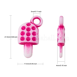 Opaque Acrylic Charms&nbsp;PAB2844Y