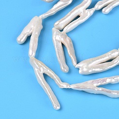 Natural Baroque Keshi Pearl Beads Strands&nbsp;PEAR-S020-Y04