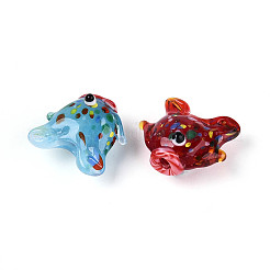 Handmade Lampwork Beads Strands&nbsp;LAMP-N036-22A