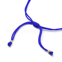 Glass Pearl & Seed Column with Heart Link Bracelet&nbsp;BJEW-MZ00028-02