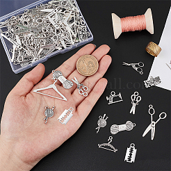 Tibetan Style Alloy Pendants&nbsp;TIBEP-PH0004-59AS