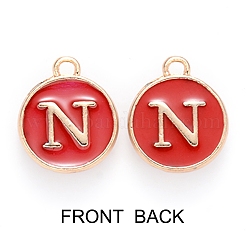 Golden Plated Enamel Alloy Charms&nbsp;ENAM-SZ0001-26C-N