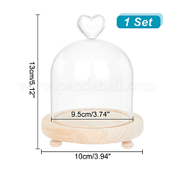High Borosilicate Glass Dome Cover&nbsp;DJEW-NB0001-26