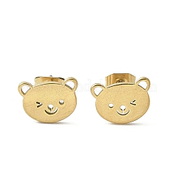 304 Stainless Steel Stud Earrings&nbsp;STAS-E501-22G