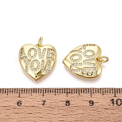 Brass Micro Pave Cubic Zirconia Pendants&nbsp;KK-N287-36G