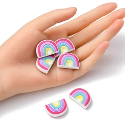 6Pcs Food Grade Eco-Friendly Silicone Focal Beads&nbsp;SIL-YW0001-04E