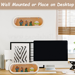 Plastic Wall-Mounted Action Figures Display Cases&nbsp;ODIS-WH0331-05B