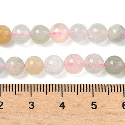 Round Natural Morganite Bead Strands&nbsp;G-L425-30-6mm