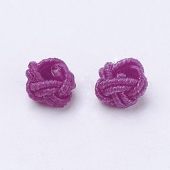 Nylon Cord Woven Beads&nbsp;NWIR-F005-14I
