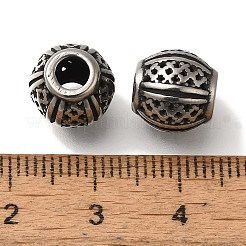 304 Stainless Steel European Beads&nbsp;STAS-D191-09D-AS