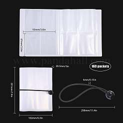 1 Book Transparent PP Plastic Photocard Storage Albums&nbsp;AJEW-GL0002-22A