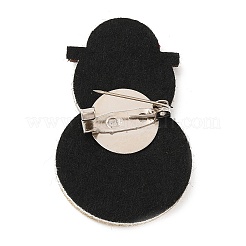 Christmas Theme PU Leather Brooch&nbsp;LS-JEWB-C004-01D