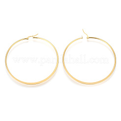 304 Stainless Steel Big Hoop Earrings&nbsp;EJEW-J226-001G