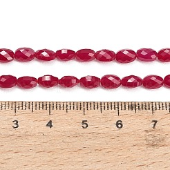 Lab Grown Red Corundum Beads Strands&nbsp;GG-CBAC488-01B